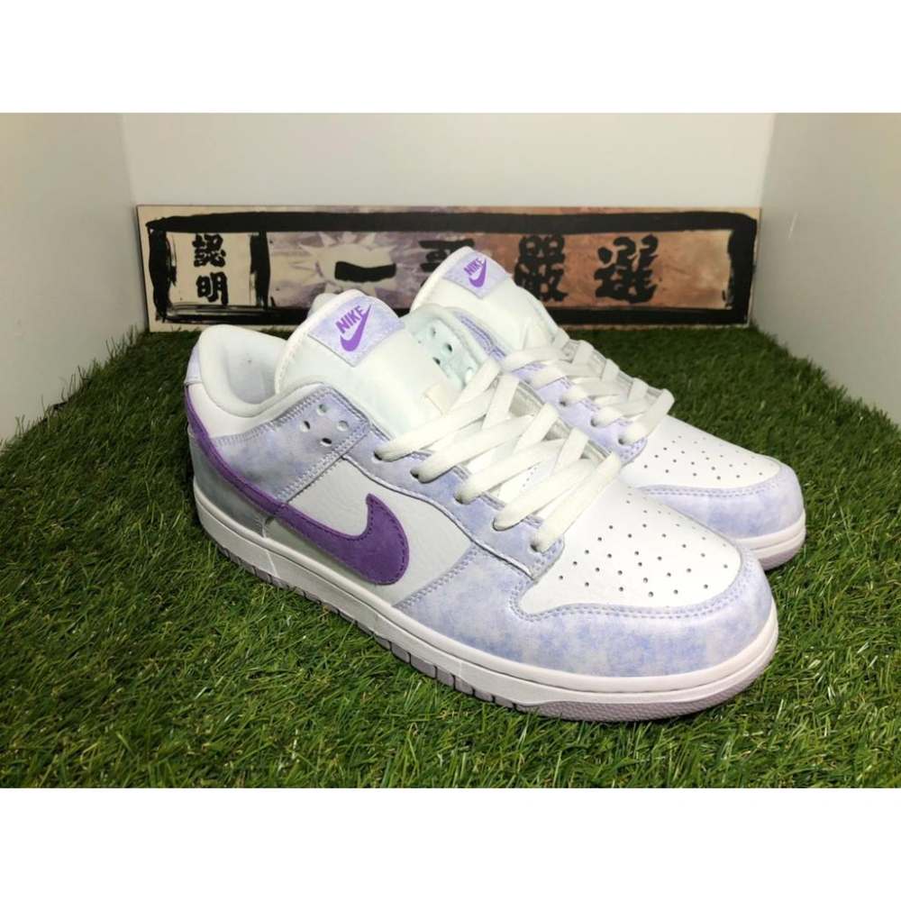 【一哥嚴選】Nike Dunk Low Purple Pulse 白紫 渲染 麂皮 休閒 男女鞋 DM9467-500-細節圖3