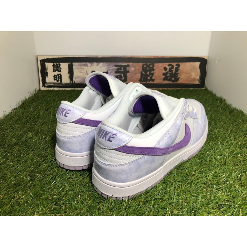 【一哥嚴選】Nike Dunk Low Purple Pulse 白紫 渲染 麂皮 休閒 男女鞋 DM9467-500-細節圖4