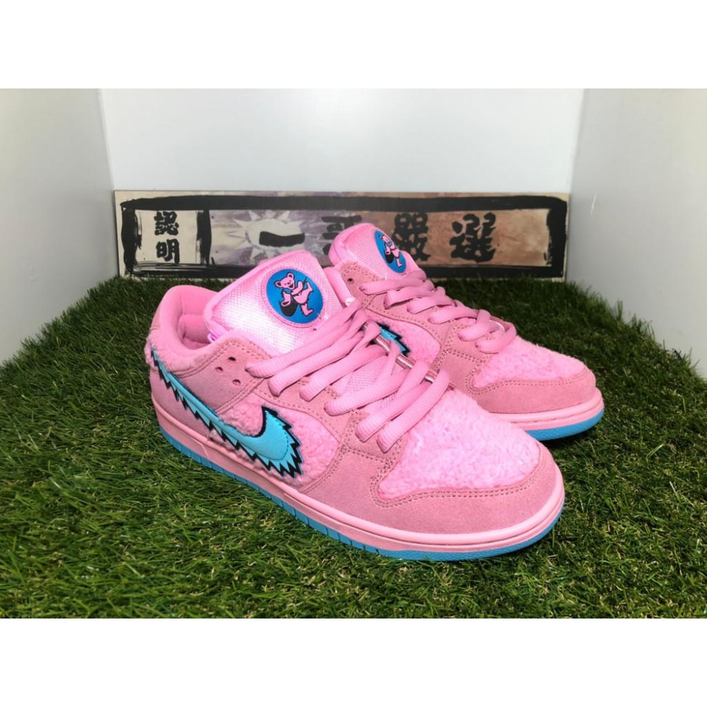 訂金【一哥嚴選】Grateful Dead x Nike SB Dunk Low 粉 小熊 籃球鞋 CJ5378-600-細節圖3