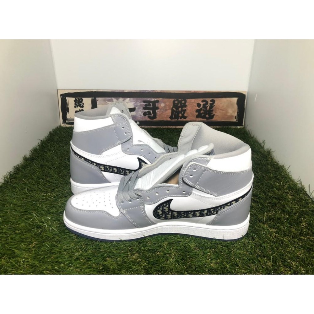 【一哥嚴選】Nike Air Jordan 1 High OG Dior DIOR 迪奧 聯手 35週年 絲綢 限老客人-細節圖2