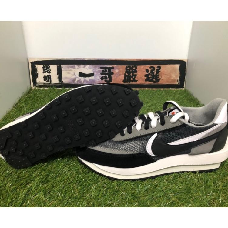 訂金【一哥嚴選】Sacai x Nike LDV Waffle 聯名 黑灰 黑 解構 網面 透氣 BV0073-001-細節圖6