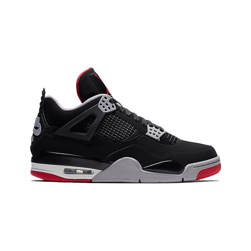 【一哥嚴選】Nike Air Jordan 4 AJ4 Bred 黑 紅 公牛 麂皮 籃球鞋 男女鞋308497-060-細節圖4