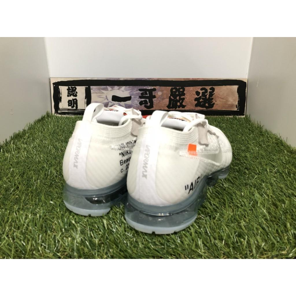 【一哥嚴選】OFF WHITE x Nike VaporMax 2.0 聯名 白 白灰 慢跑 氣墊 AA3831-100-細節圖4