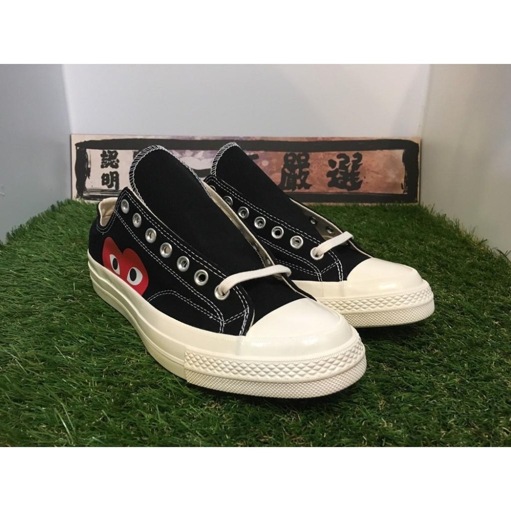 【一哥嚴選】COMME DES GARCONS PLAY X CONVERSE CDG 聯名 愛心 川久保玲 低統 男女-細節圖3