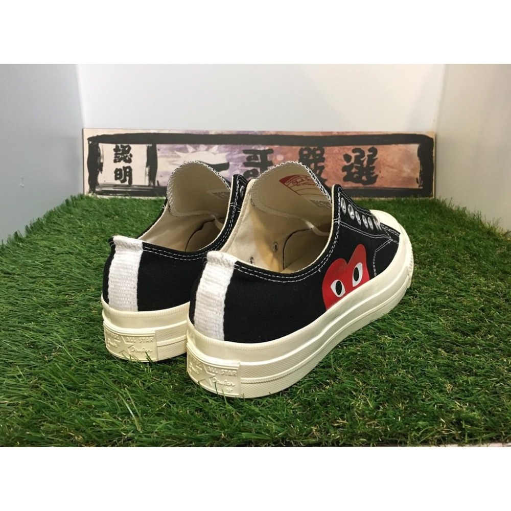 【一哥嚴選】COMME DES GARCONS PLAY X CONVERSE CDG 聯名 愛心 川久保玲 低統 男女-細節圖4