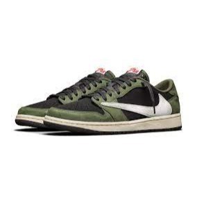 預購 一哥 Travis Scott x Air Jordan 1 Black Olive 黑橄欖 DM7866-002-細節圖5