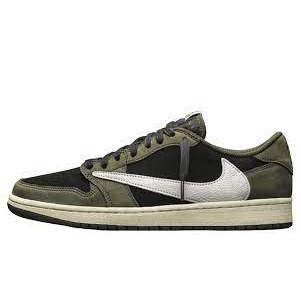 預購 一哥 Travis Scott x Air Jordan 1 Black Olive 黑橄欖 DM7866-002-細節圖6