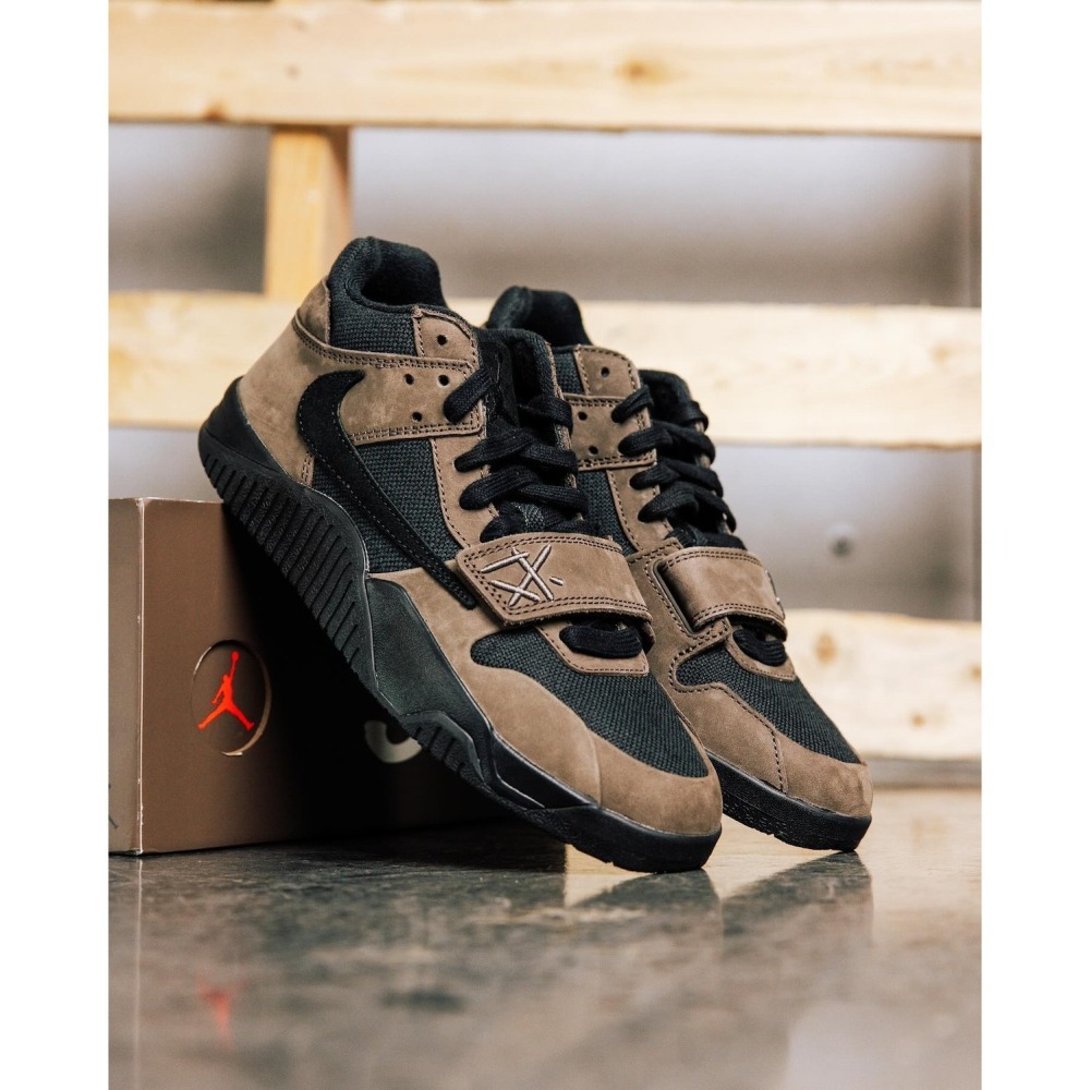 搶先 Jordan 1 Jumpman Jack Travis Scott Dark Mocha 深摩卡 咖啡 倒勾-細節圖3