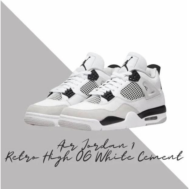 訂金 AJ Air Jordan 4 Retro Military Black 黑白 灰白 水泥 DH6927 111-細節圖2