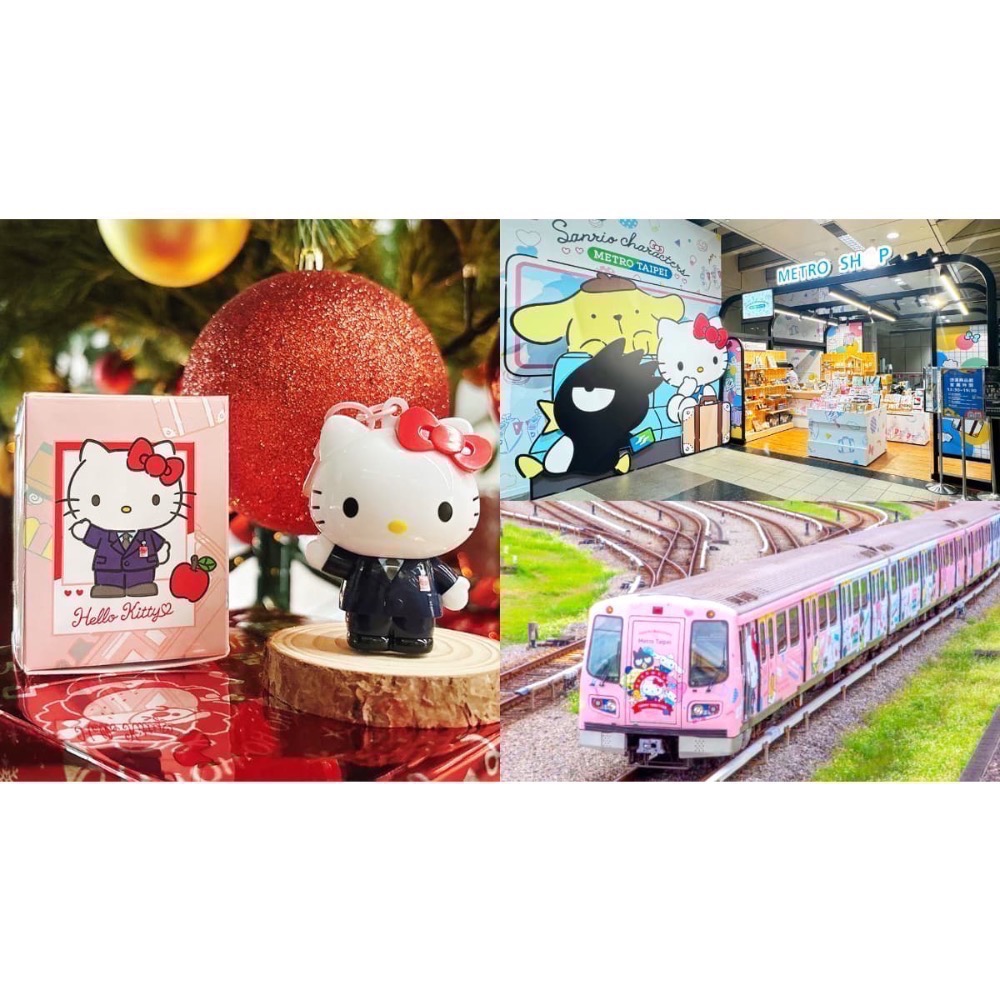 北捷HELLO KITTY站長公仔悠遊卡 HELLO KITTY站長造型悠遊卡-細節圖3