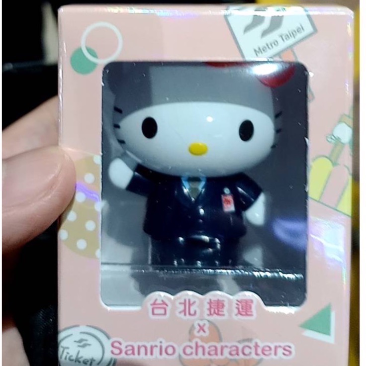 北捷HELLO KITTY站長公仔悠遊卡 HELLO KITTY站長造型悠遊卡-細節圖4