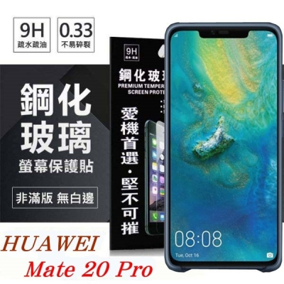 華為 HUAWEI Mate 20 Pro 超強防爆鋼化玻璃保護貼 (非滿版)【愛瘋潮】