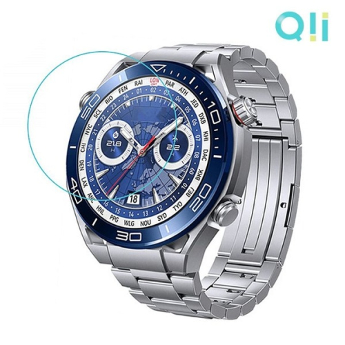 手錶保護貼 Qii HUAWEI Watch Ultimate 玻璃貼 (兩片裝)【愛瘋潮】