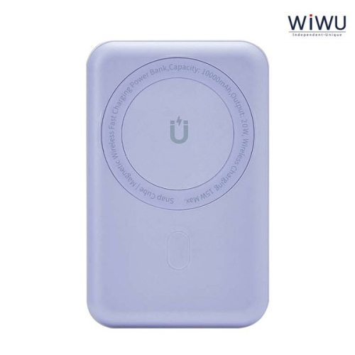 行動電源 WiWU Cube 磁吸無線行動電源 10000mAh【愛瘋潮】