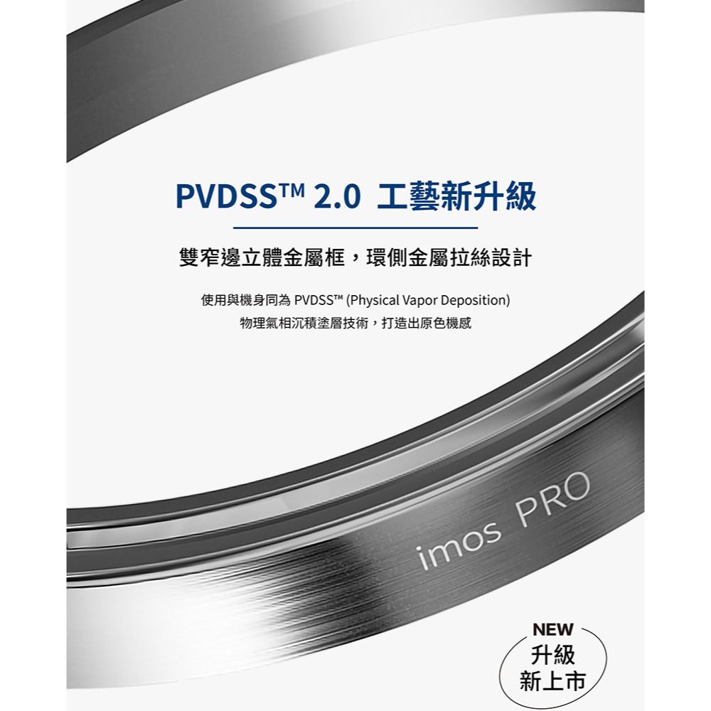 iMOS 藍寶石鏡頭貼 PVDSS不鏽鋼系列 for Apple iPhone 15 Pro 三顆【愛瘋潮】-細節圖4