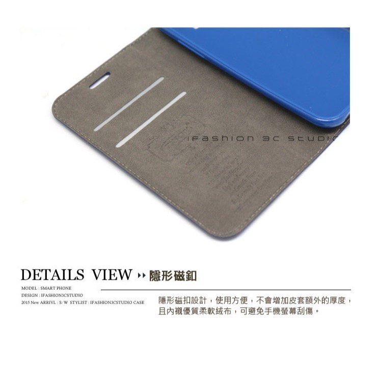 三星 Samsung Galaxy A15 冰晶系列隱藏式磁扣側掀皮套 手機殼 側翻皮套【愛瘋潮】-細節圖5