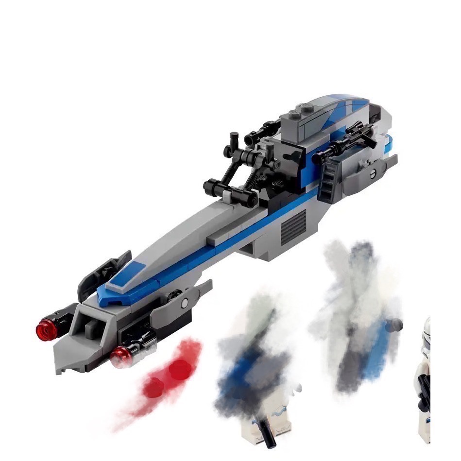 LEGO 75280 樂高 星際大戰 拆賣使用過的步行機與反重力摩托 無人偶-細節圖2