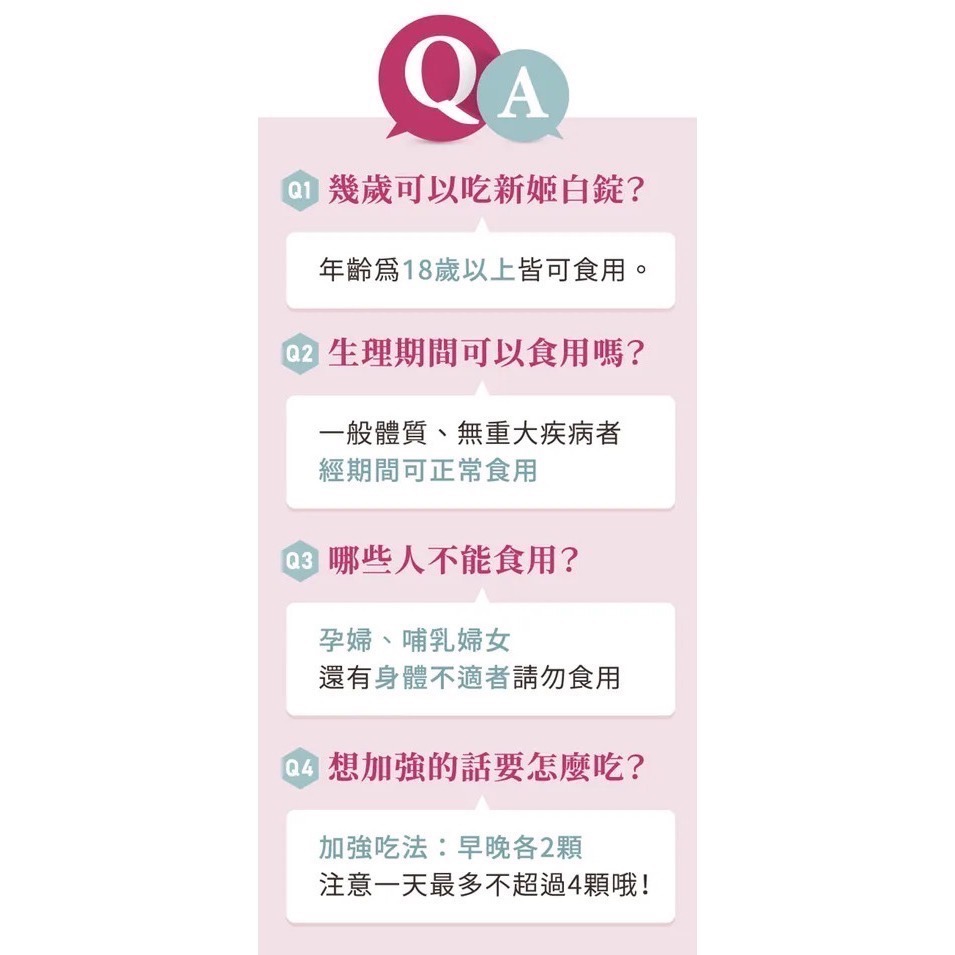 ㊣原廠授權經銷【日南製藥 】日本原裝進口 新姬白錠 (30錠/盒)-細節圖4