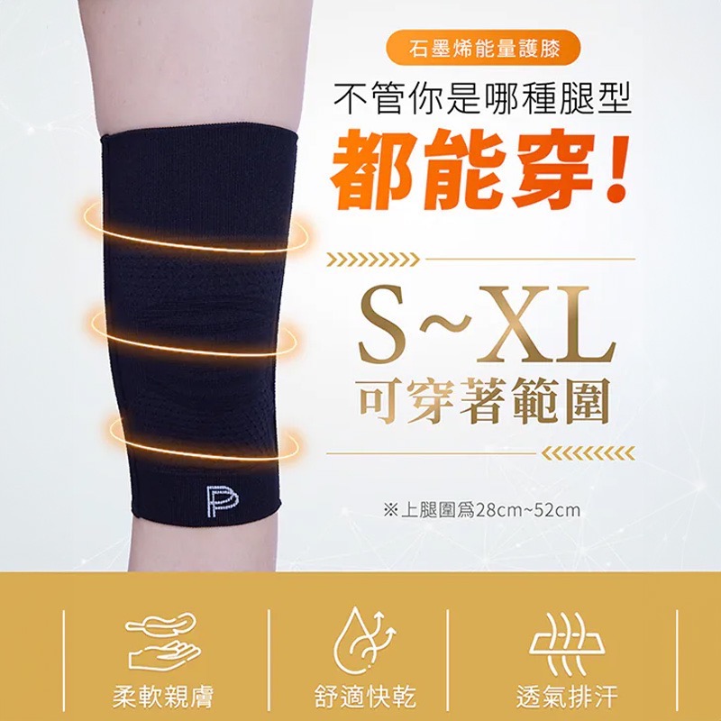 ㊣原廠授權經銷【PP石墨烯】第四代能量護膝-細節圖2