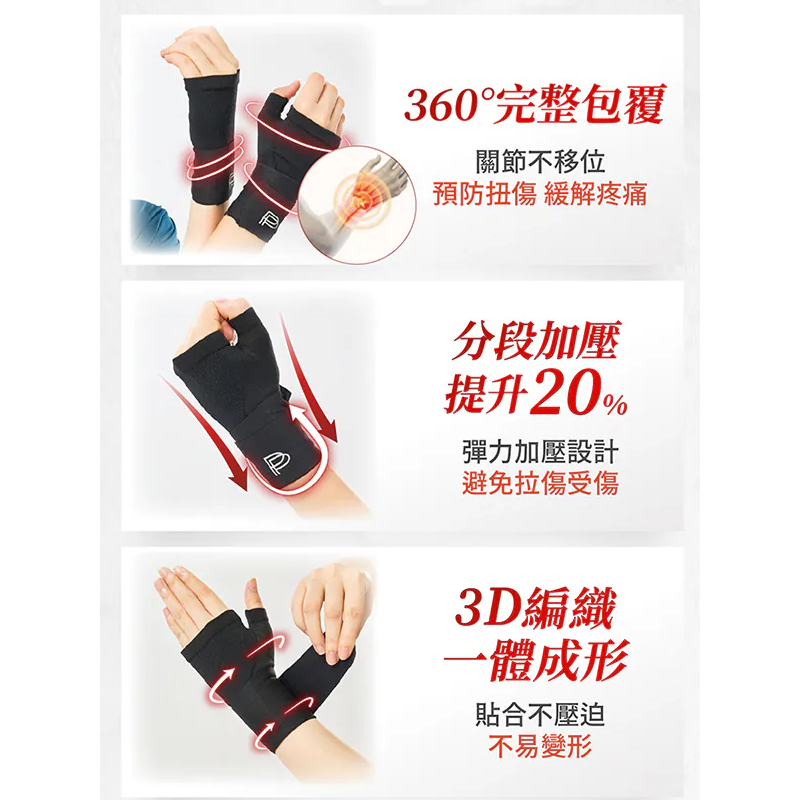 ㊣原廠授權經銷 PP波瑟楓妮 石墨烯 波瑟楓妮 護腕-細節圖3