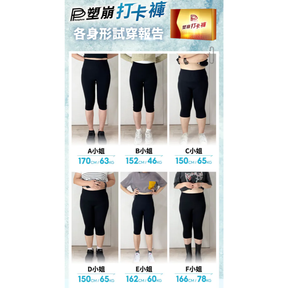 ㊣原廠授權經銷【PP石墨烯】塑崩六分 打卡褲 林美秀 吳淡如雙代言 全新推出-細節圖3