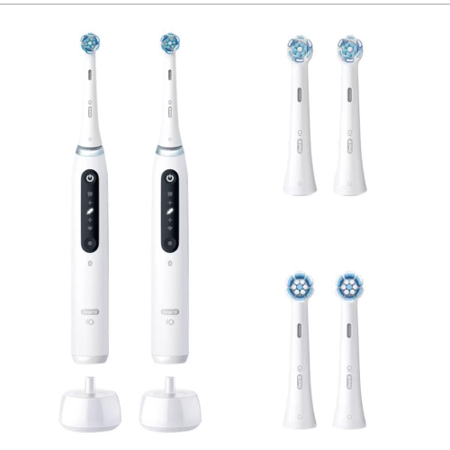 【En-yu 好市多代購】歐樂B 微震科技充電式電動牙刷 iO LITE。2入組「預購」