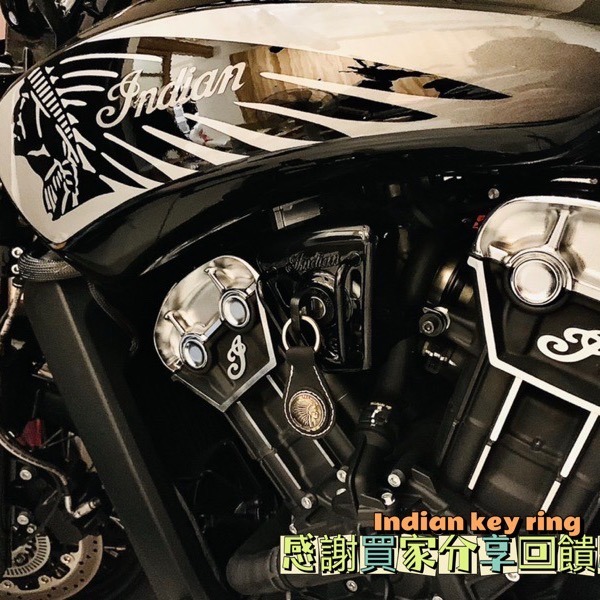 【Indian Key Ring 印地安酋長牛皮鑰匙圈】-細節圖3