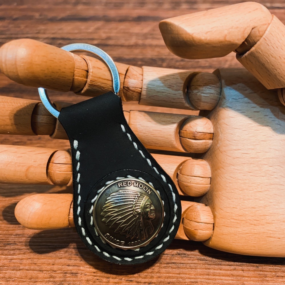 【Indian Key Ring 印地安酋長牛皮鑰匙圈】-細節圖8