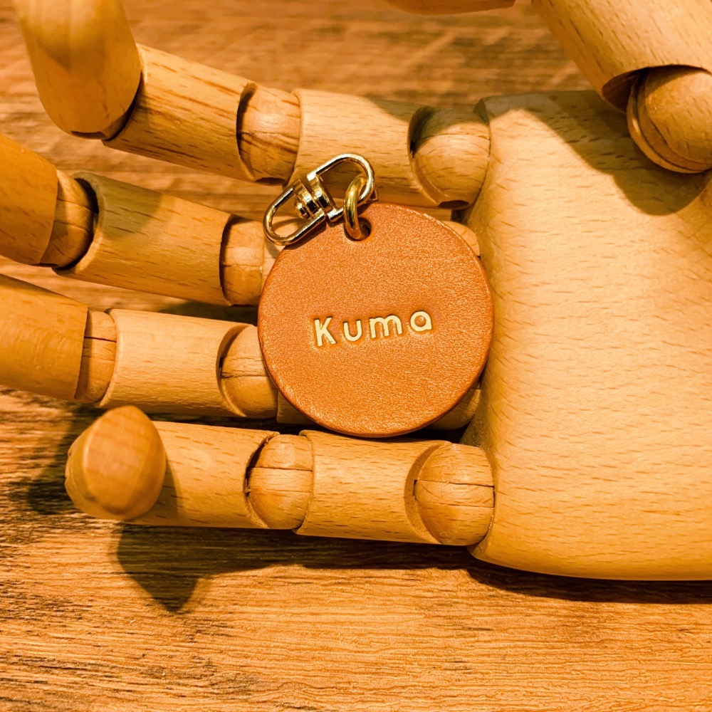 【客製化配件吊牌 /  鑰匙圈吊牌 / 皮革寵物吊牌 / 免費客製化燙印服務】-細節圖3