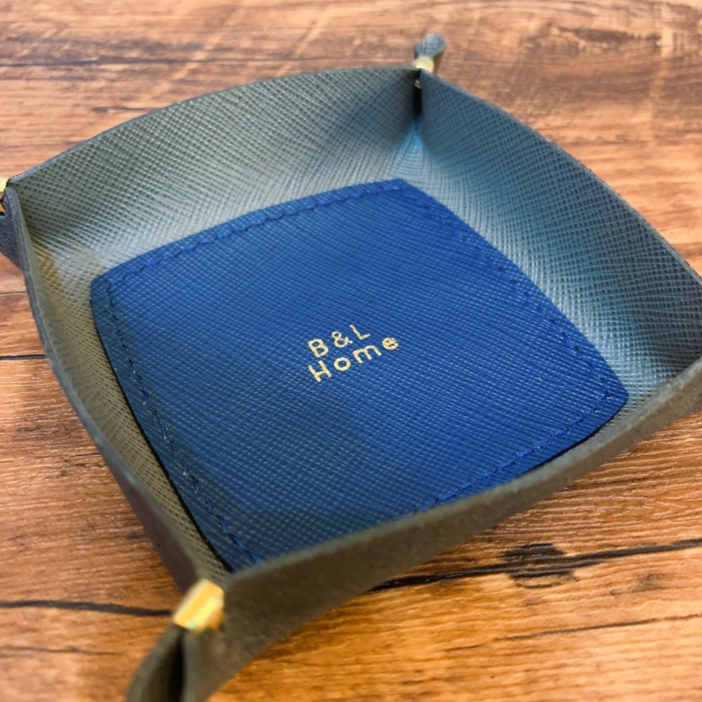 【牛皮真皮收納盤 / 皮盤 / 零錢盤 / 菸草盤 / 鑰匙收納盤 / 飾品收納盤】-細節圖2