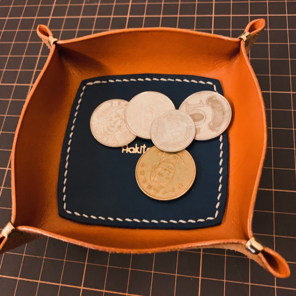 【牛皮真皮收納盤 / 皮盤 / 零錢盤 / 菸草盤 / 鑰匙收納盤 / 飾品收納盤】-細節圖6