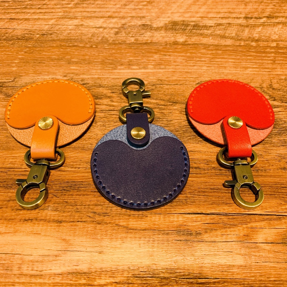 【GOGORO 宏佳騰 手工牛皮鑰匙套 / 感應套】-細節圖4