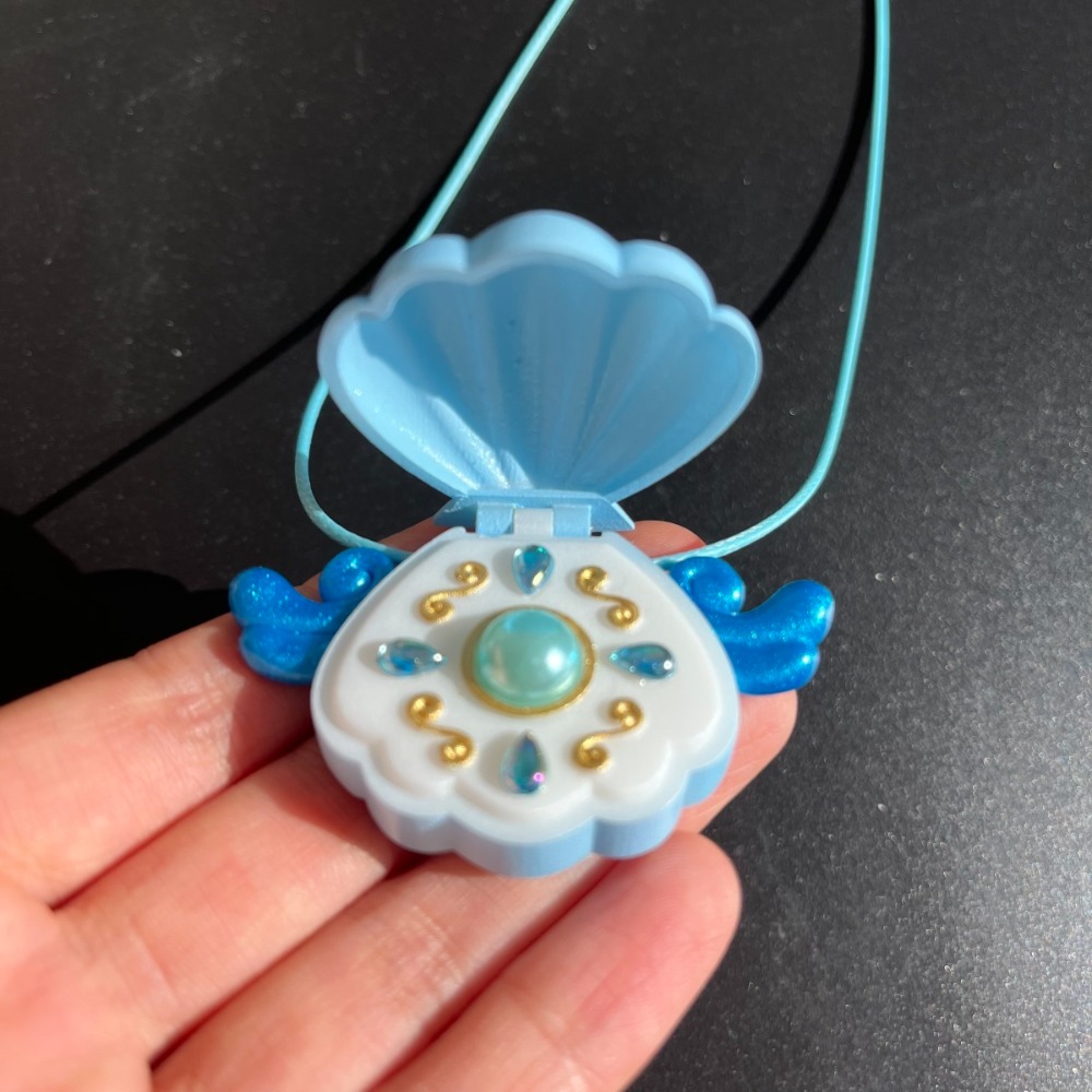 珍珠美人魚手作項鍊-細節圖7