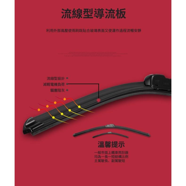 【軟骨雨刷】限時特價 台灣出貨 S5 U6 U7 M7 URX LUXGEN 納智捷 三節式雨刷 雨刷條 U6 GT-細節圖6