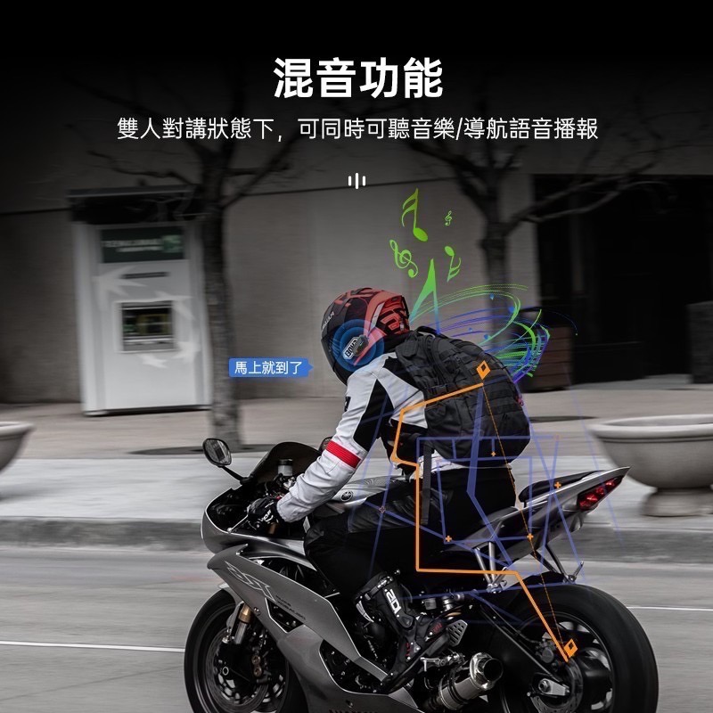 🎉原廠公司貨 A2 PRO 全新上市🎉免運現貨快速出🔥🔥id221MOTO A2 系列機車安全帽 藍芽耳機-細節圖8