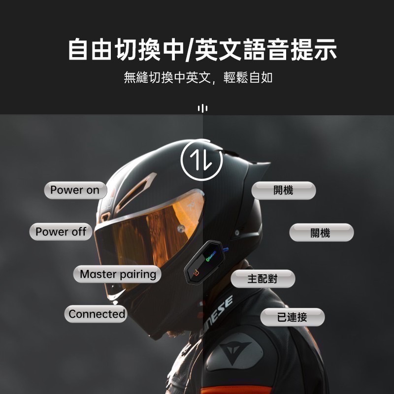 🎉原廠公司貨 A2 PRO 全新上市🎉免運現貨快速出🔥🔥id221MOTO A2 系列機車安全帽 藍芽耳機-細節圖6