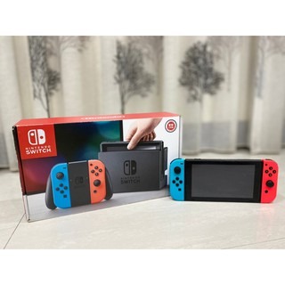 【瑞比Rabbit電玩】🎮 Switch 一般電力版主機 【經典紅藍】優選 二手良品 現貨 Switch-細節圖2