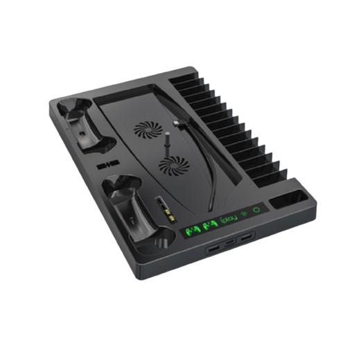 【優選】🎮PS5雙手充電🎮 ps5散熱器  ps5散熱風扇 底座 ps5散熱盤 PS5周邊 直立架 數位版 光碟版-細節圖4