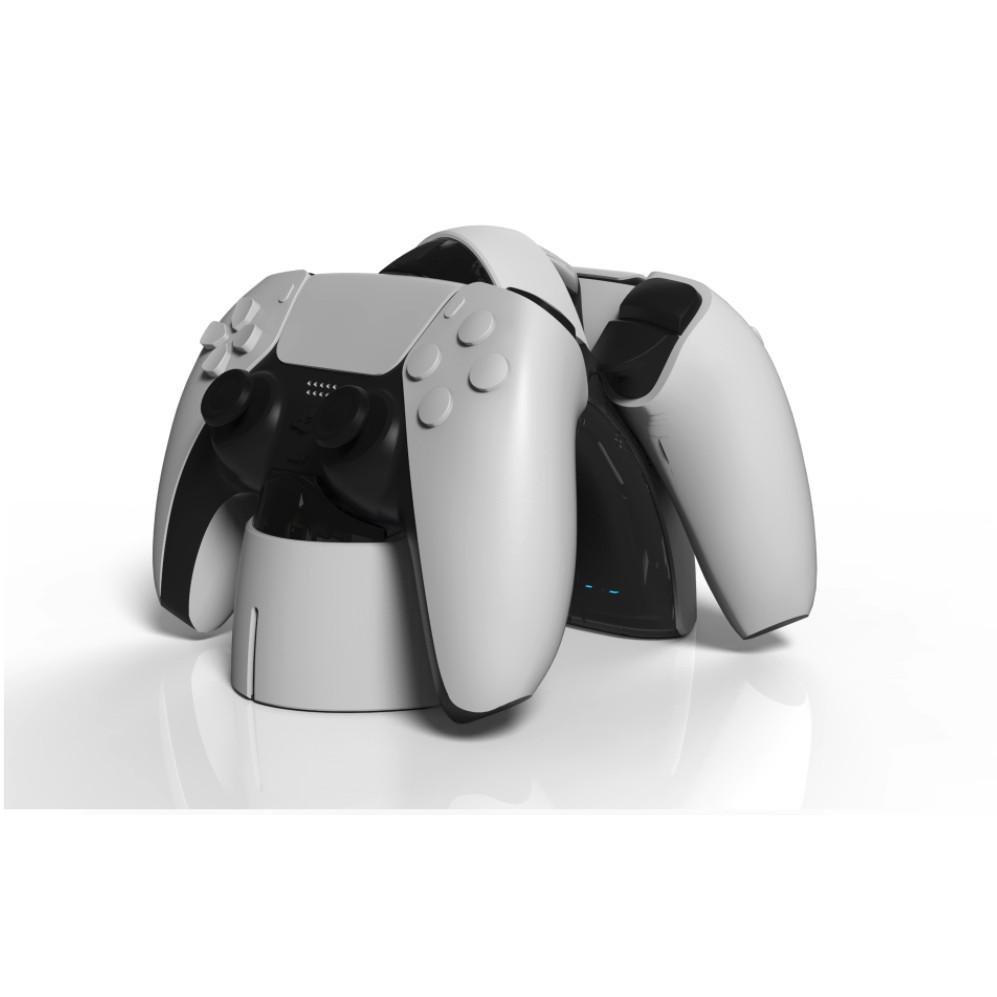 【瑞比電玩】🆕現貨🔥免運 ps5手把充電器 PS5手把雙座充 帶LED燈 ps5手把座充 ps5周邊商品 PS5手把充-細節圖9