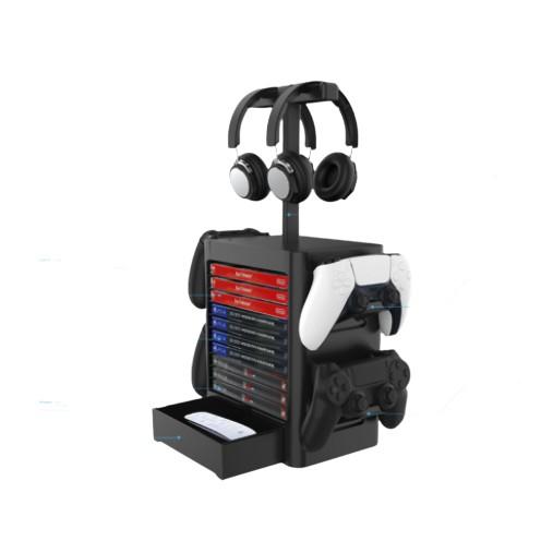 【優選＋發票】現貨/PS4 PS5 Switch 遊戲片 收納架 配件 SWITCH XBOXONE 耳機 收納【瑞比】-細節圖3