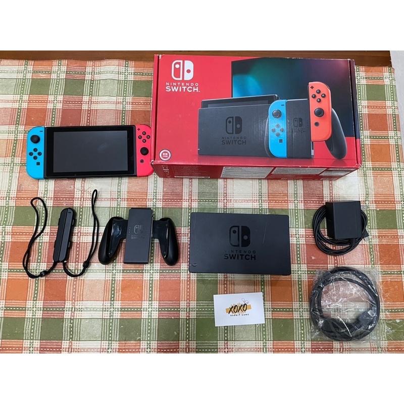 【瑞比電玩】switch電力加強版主機 【經典紅藍】 / 【極致黑灰】 二手良品-細節圖3