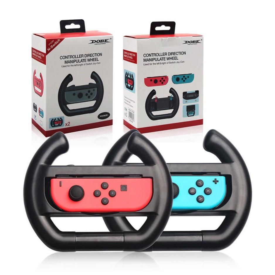 現貨優選 DOBE switch OLED Joy Con 手把 套件 方向盤 托架 支架 手把套 馬力歐 賽車 任天堂-細節圖4