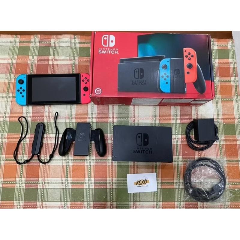 【瑞比Rabbit電玩】電力一般版/加強版主機 【經典紅藍】優選 二手良品 現貨 Switch 保固兩個月-細節圖4