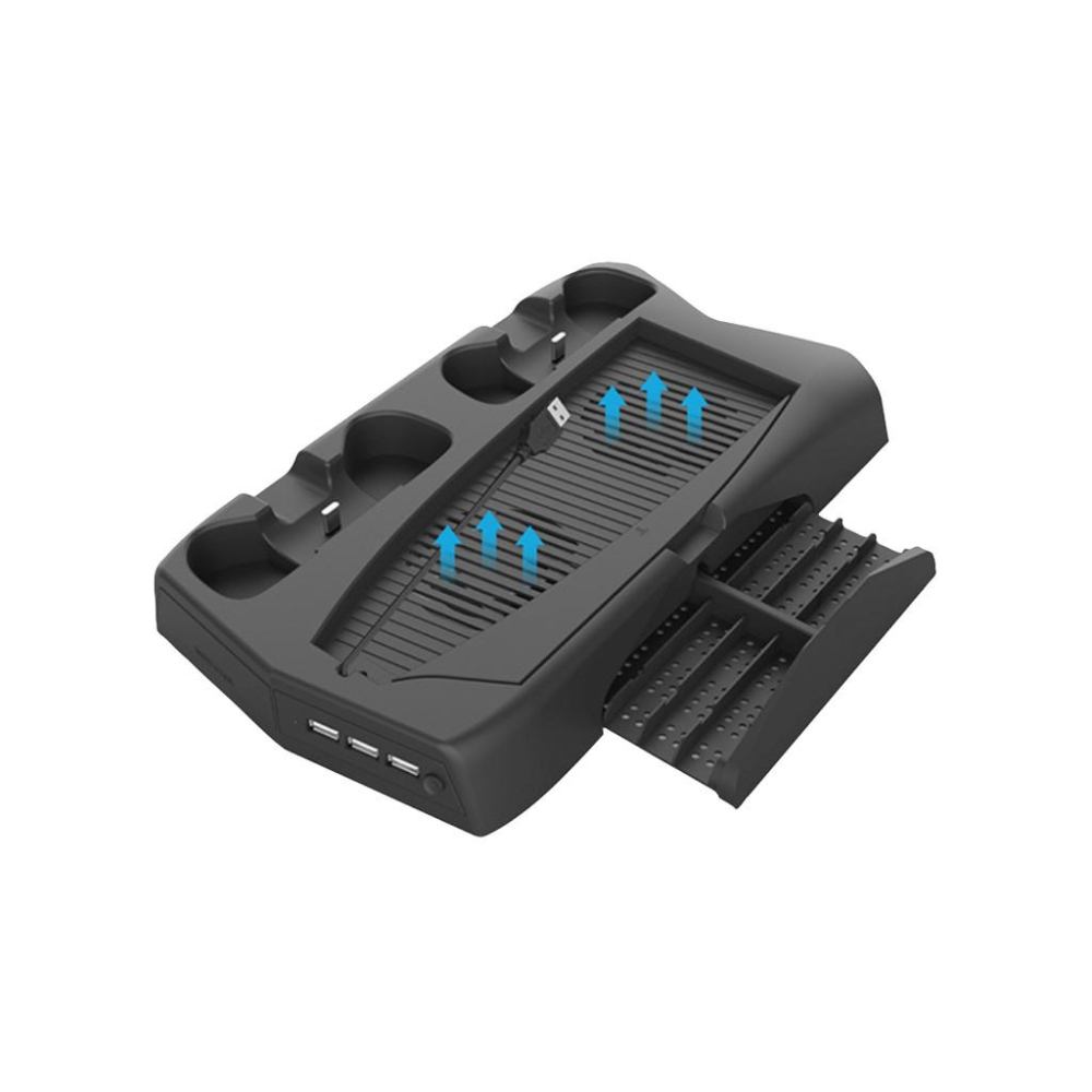 🎮PS5散熱🎮 ps5雙手把散熱器  ps5散熱風扇 底座 ps5散熱盤 PS5周邊 直立架 數位版 光碟版 KJH-細節圖4