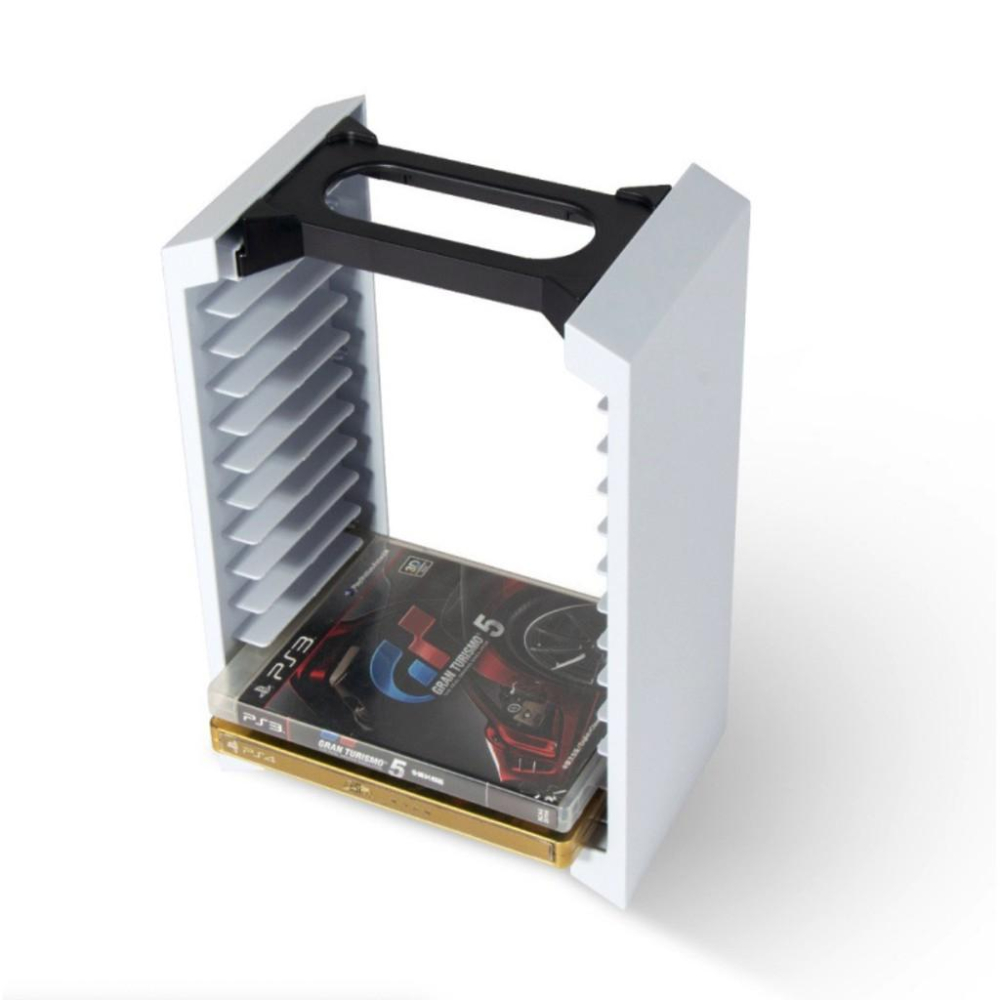 台灣現貨🎉 PS5 PS4 Switch光碟架DOBE 可放12片光碟片  PS4光碟收納架 PS5光碟架 遊戲片收納架-細節圖4