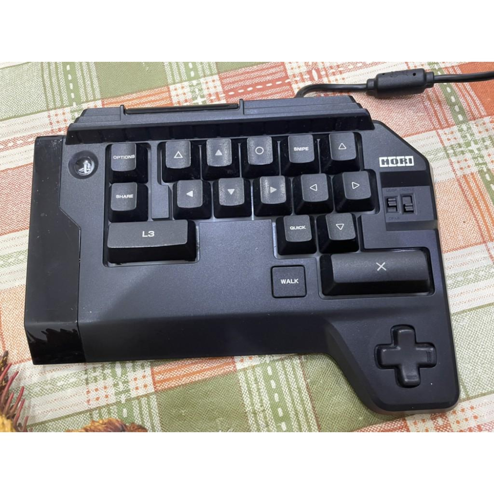 【瑞比Rabbit電玩】 【二手商品】PS4 PS3 雙用 HORI TAC 戰術突擊指揮官 鍵盤 滑鼠 FPS 轉接-細節圖2