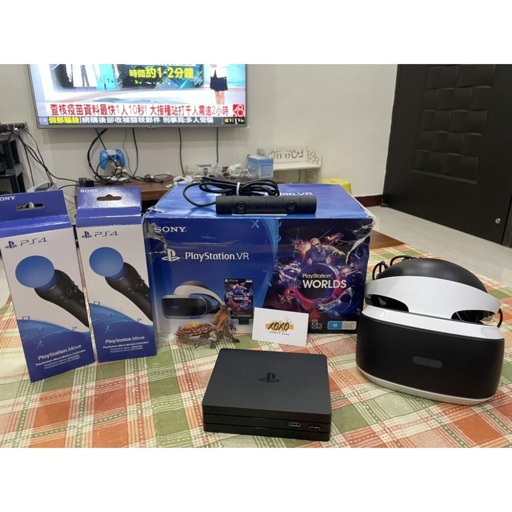 《瑞比PS4遊戲電玩》PS4 「VR虛擬實境 一代 含攝影機」，線材齊全，功能正常-細節圖3