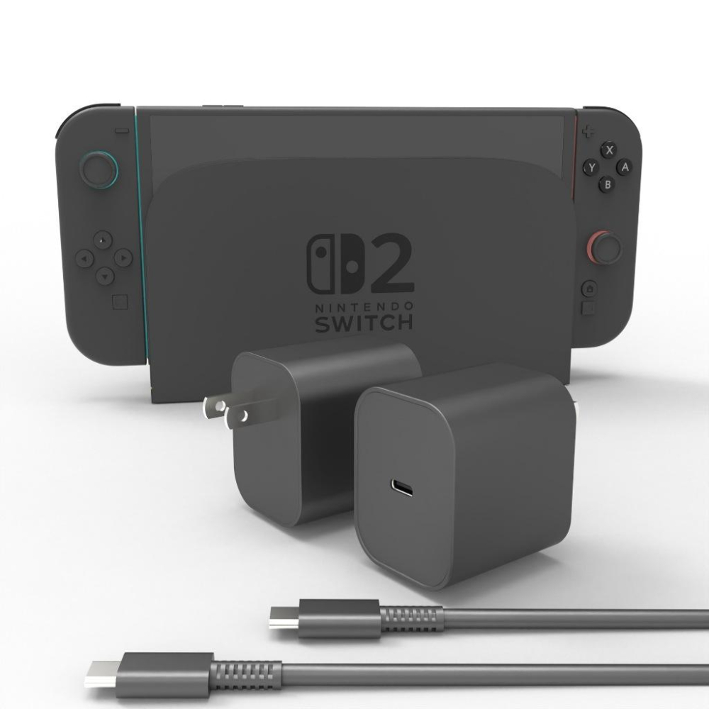 【瑞比電玩】新款SWITCH 2主機專用充電頭 充電 電源供應器switch2 電源-細節圖3