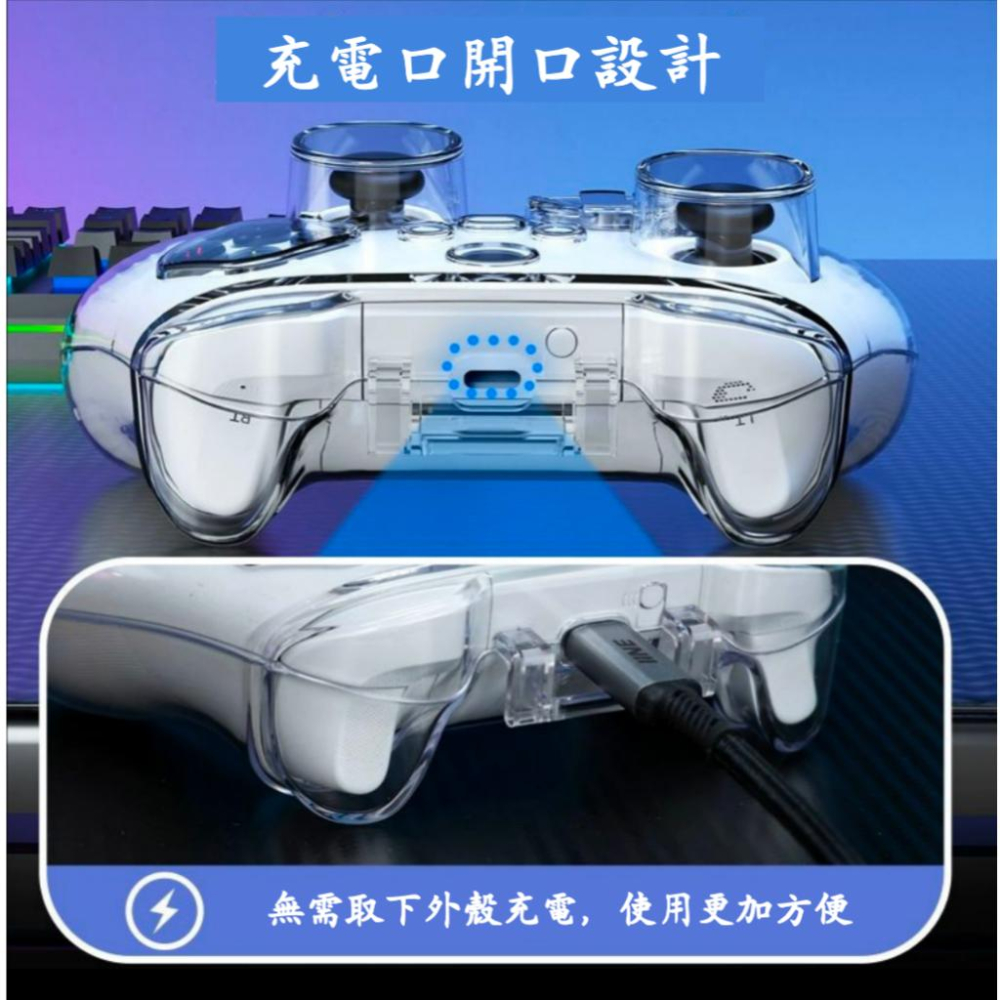 【瑞比電玩】良值 Xbox Series X/S 手把 水晶殼 透明殼 保護套 保護殼 硬殼-細節圖2