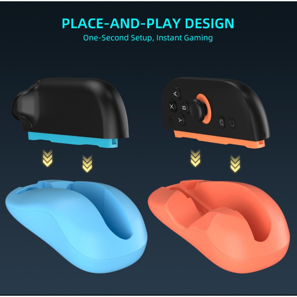 【瑞比電玩】SWITCH 2左右手把 專用鍵鼠底座 SWITCH滑鼠底座 鍵鼠底座 switch2-細節圖4